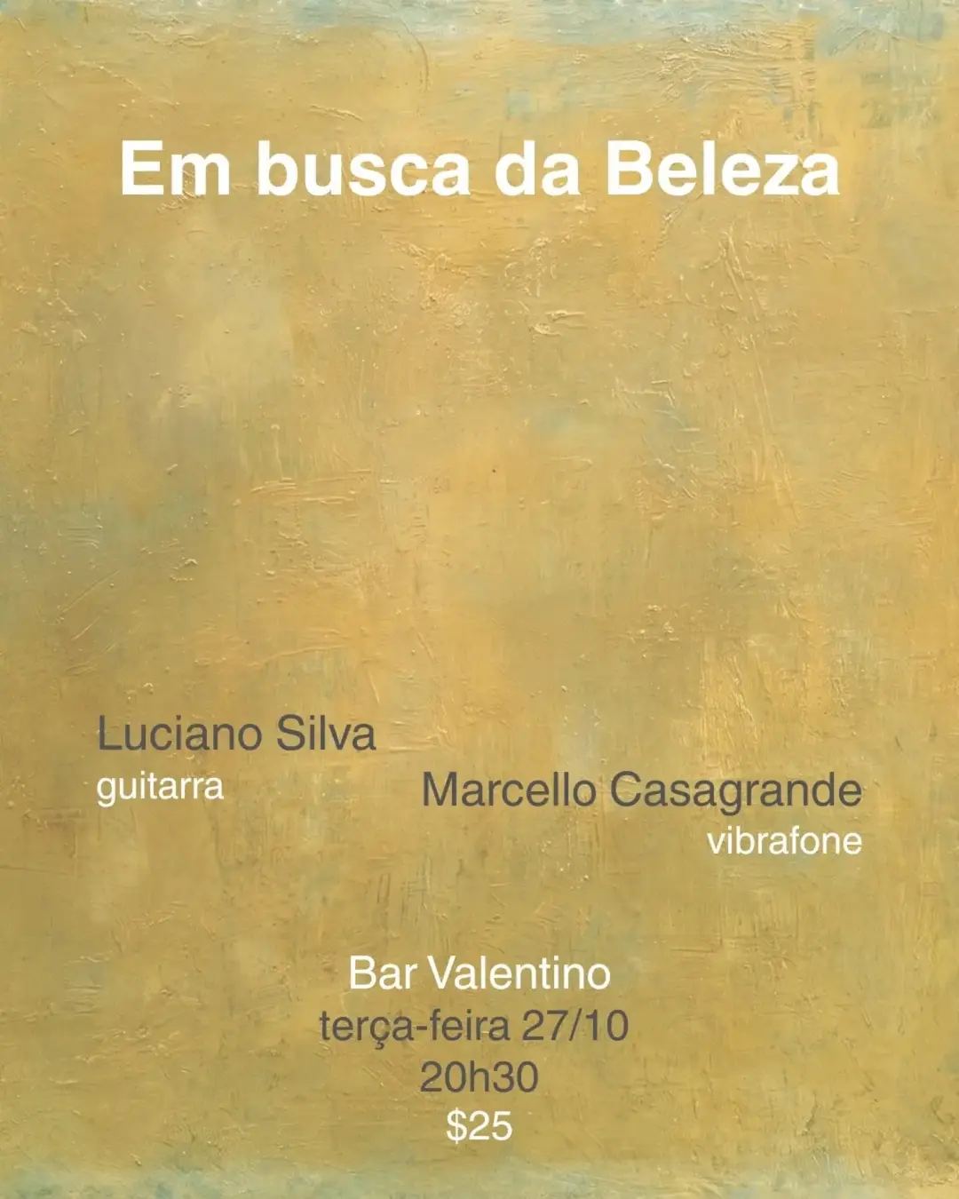 Flyer de José Marcello Casagrande e Luciano Silva