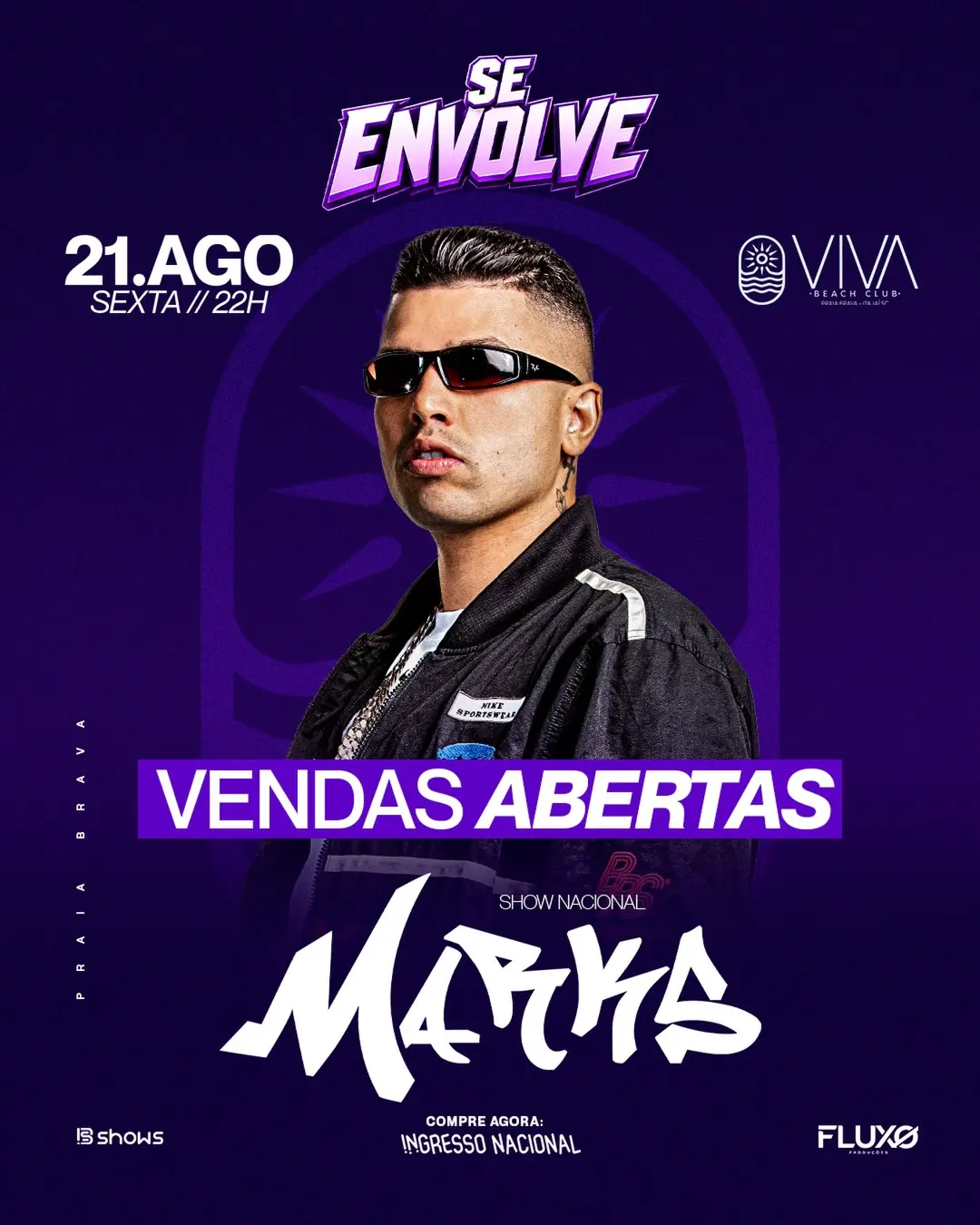 Flyer de MC Marks