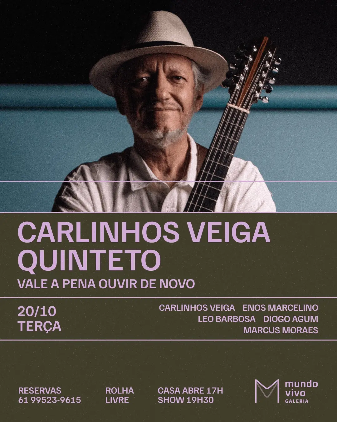 Flyer de Carlinhos Veiga