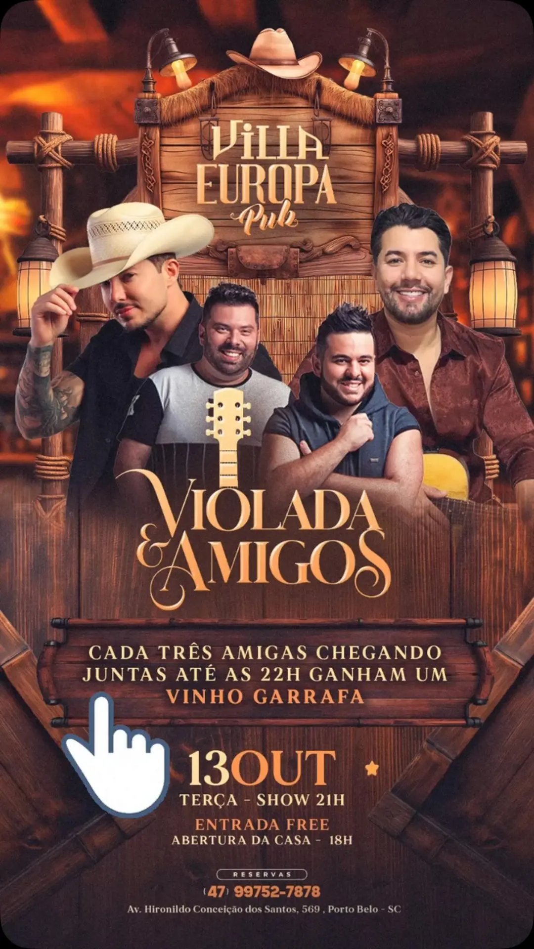 Flyer de Violada Entre Amigos