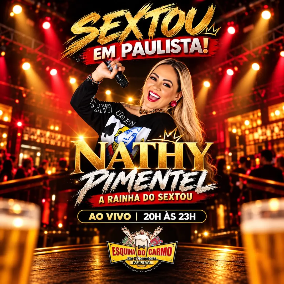 Flyer de Nathy Pimentel