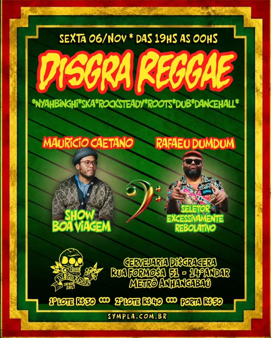 Flyer de Maurício Caetano Quinteto