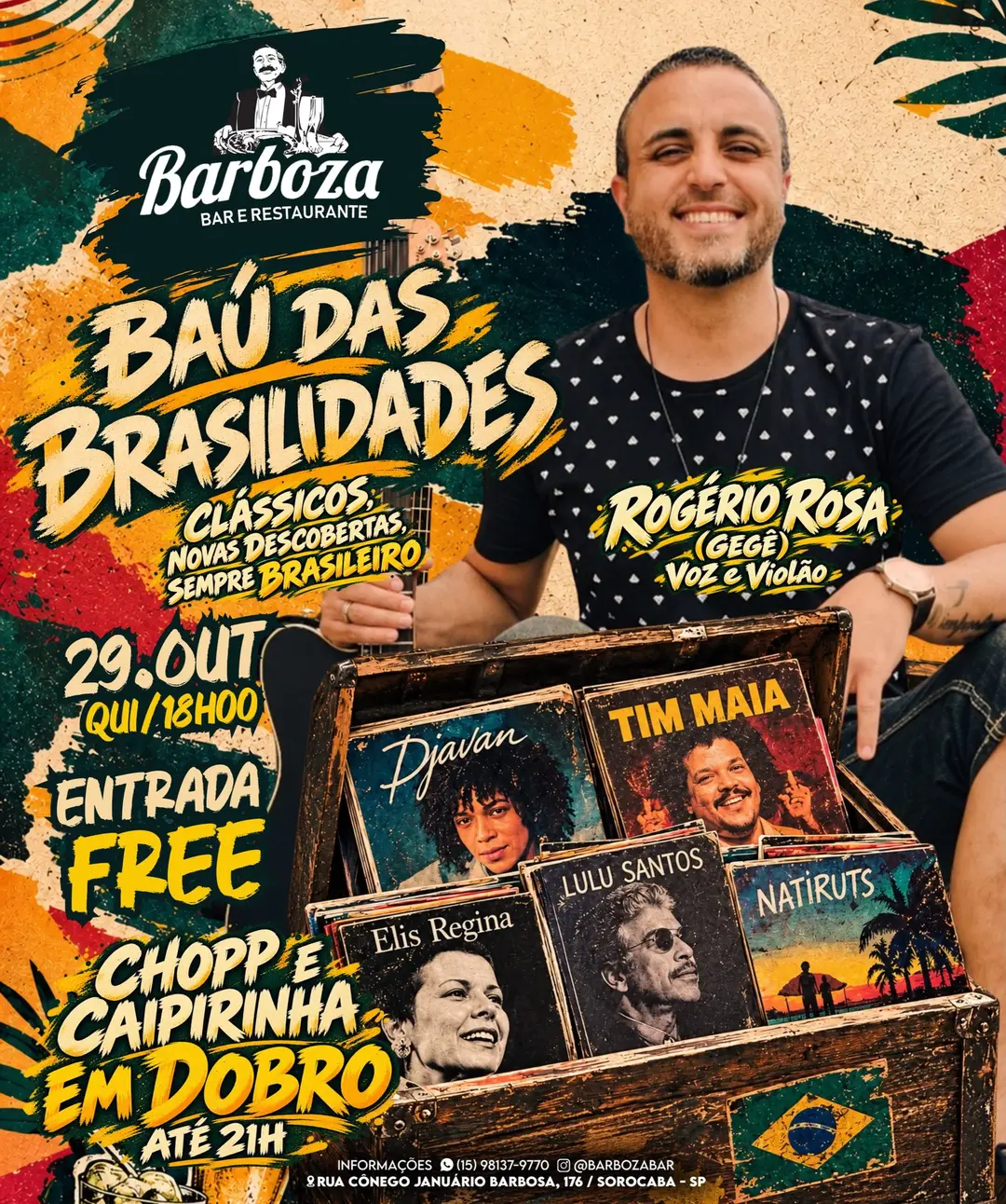 Flyer de Rogério Rosa