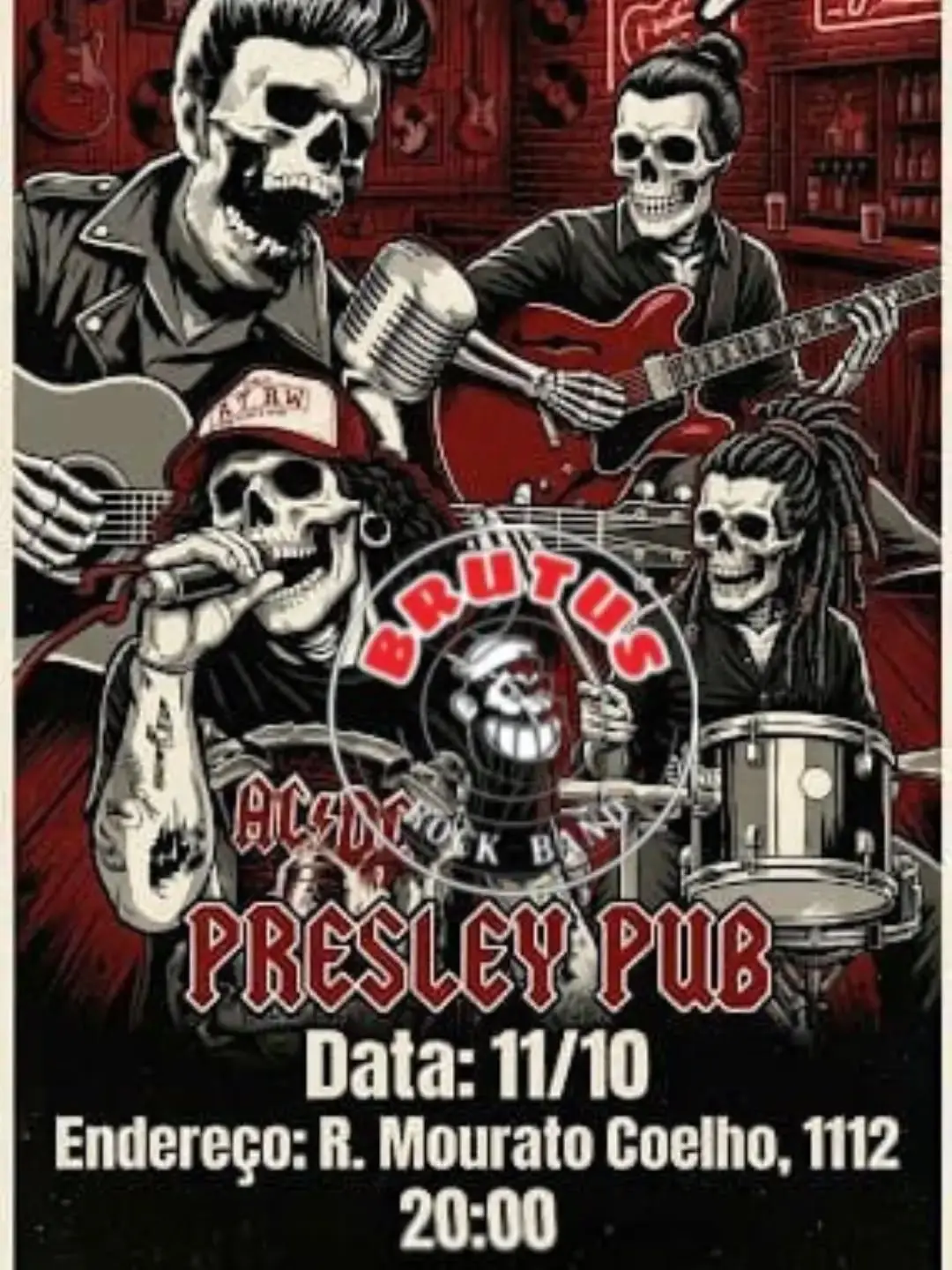 Flyer de Banda Brutus
