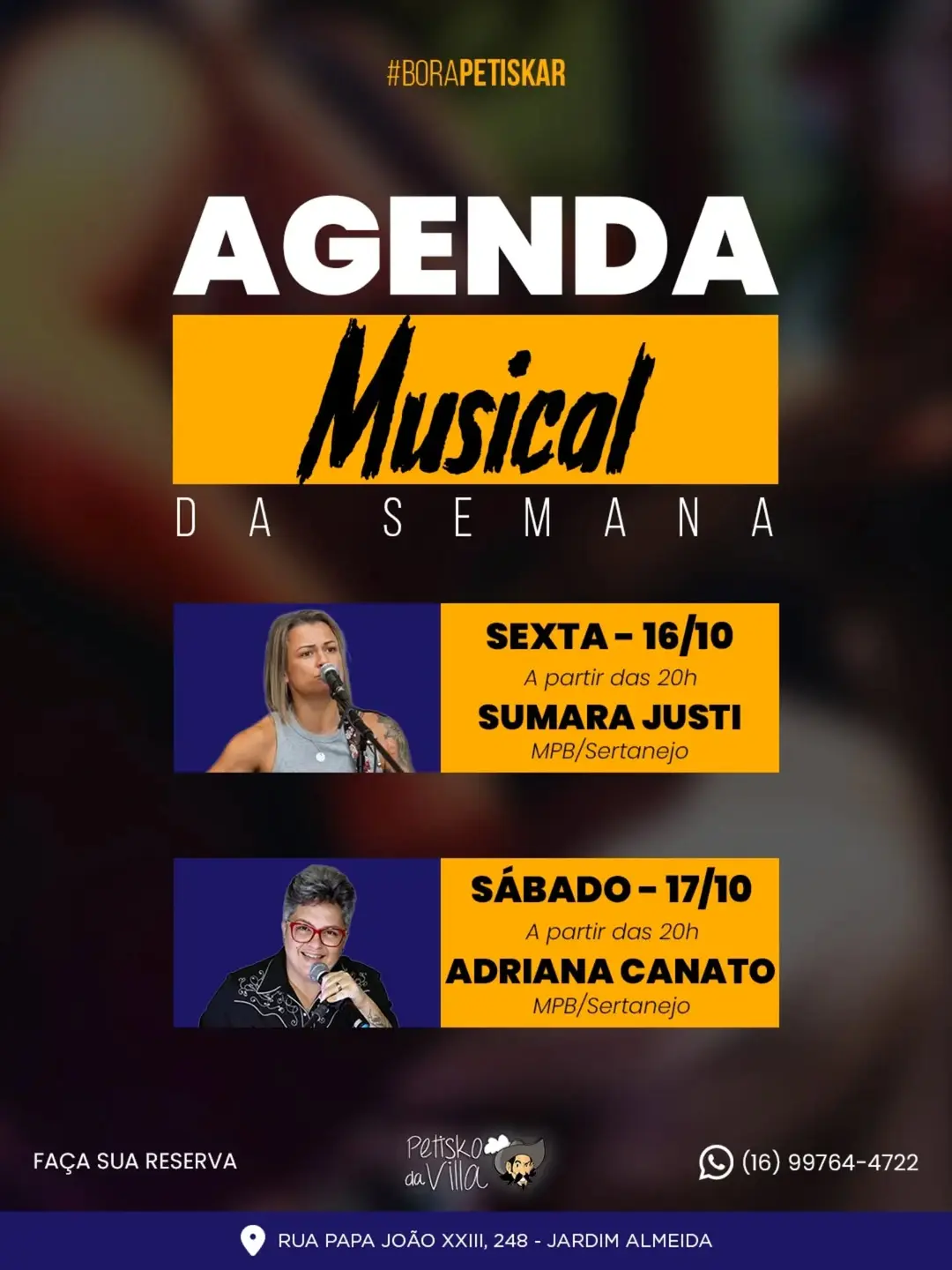 Flyer de Sumara Justi