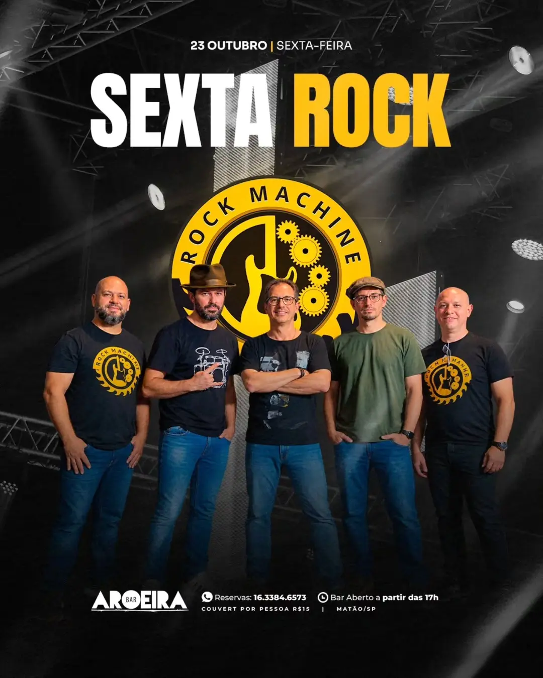 Flyer de Rock Machine