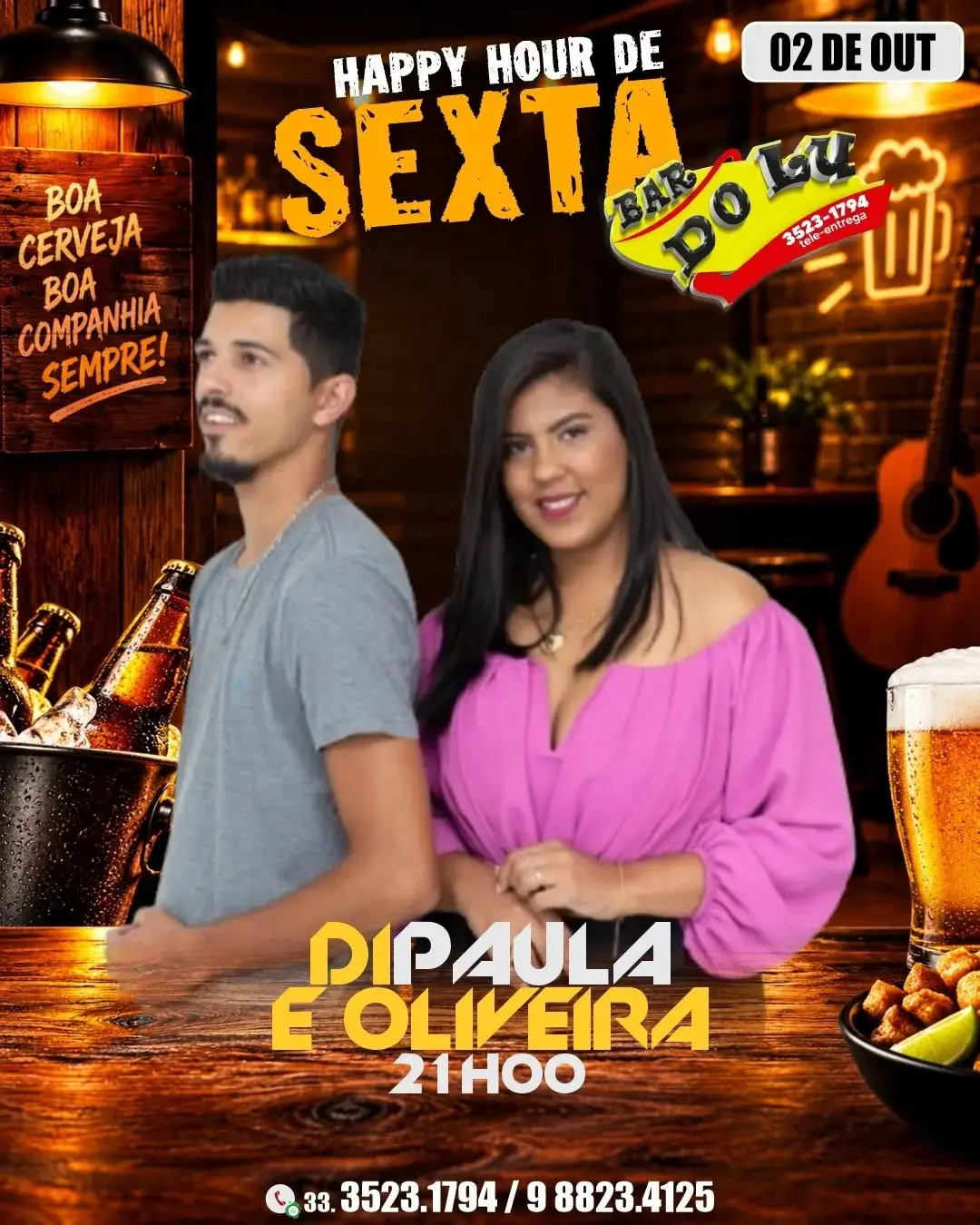 Flyer de DiPaula e Oliveira