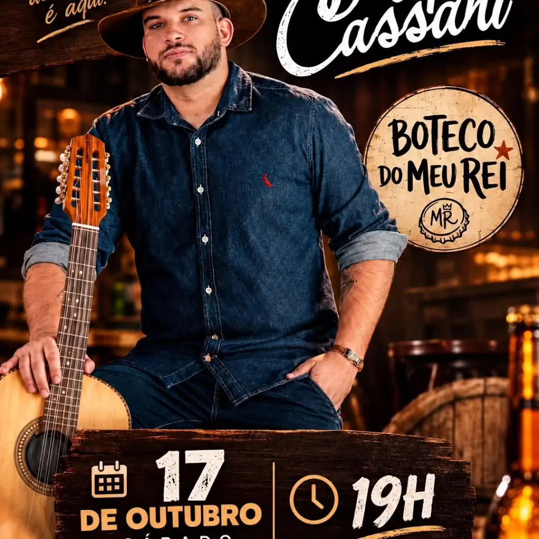 Flyer de Rafael Cassani