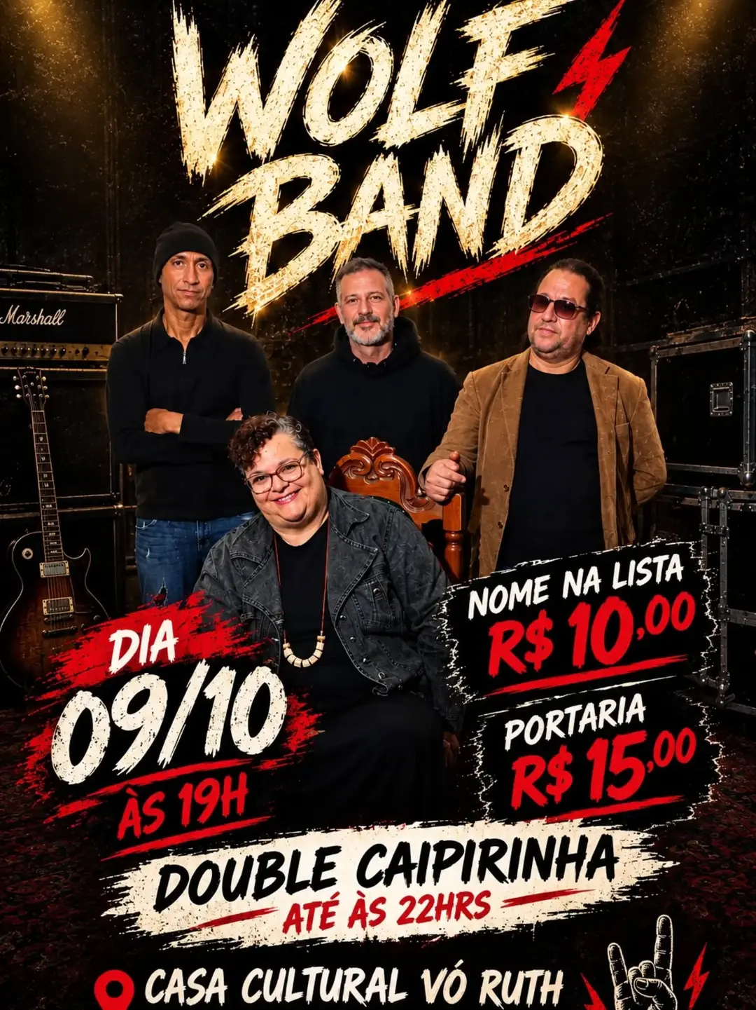 Flyer de Wolf Band