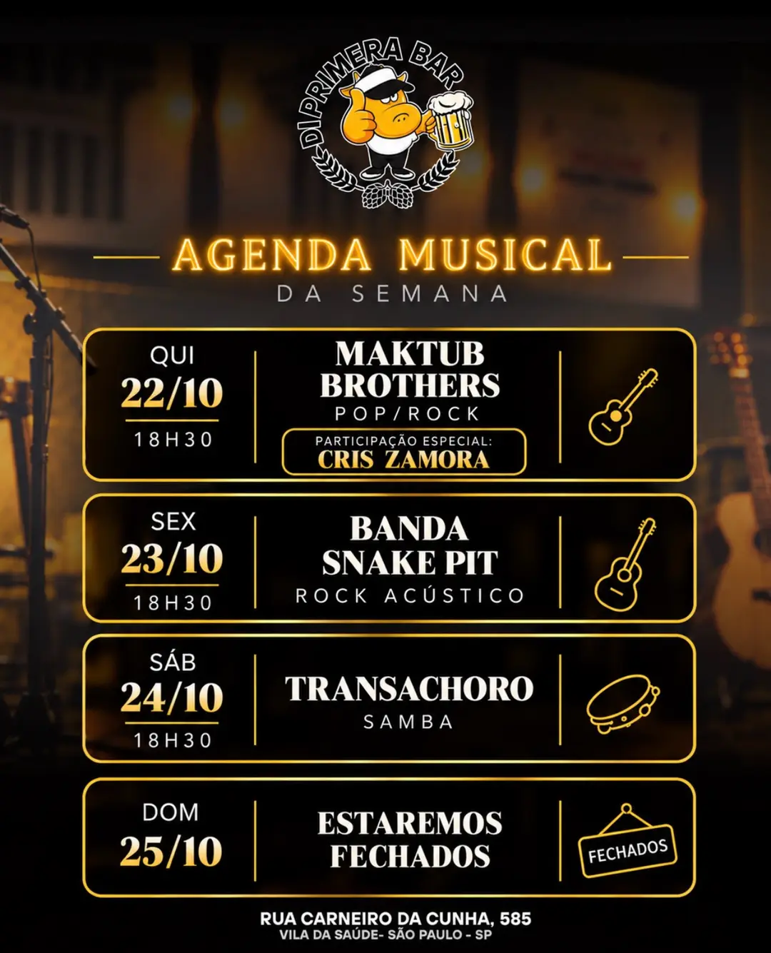 Flyer de Banda Snake Pit