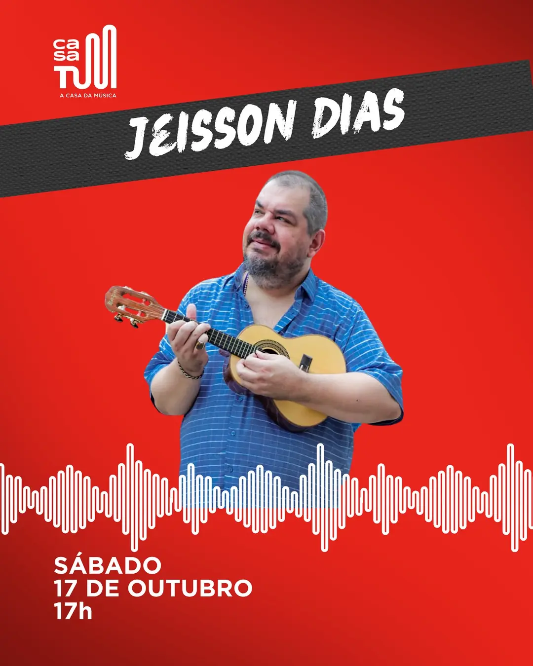Flyer de Jeisson Dias e Universo do Samba Floripa