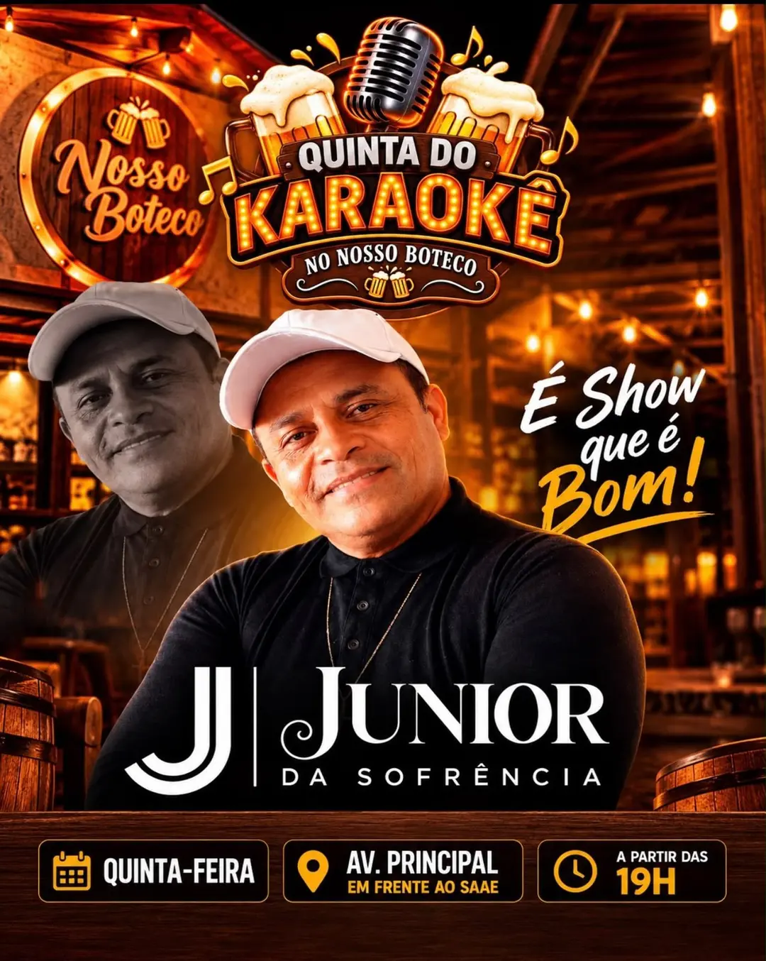 Flyer de Júnior da Sofrência