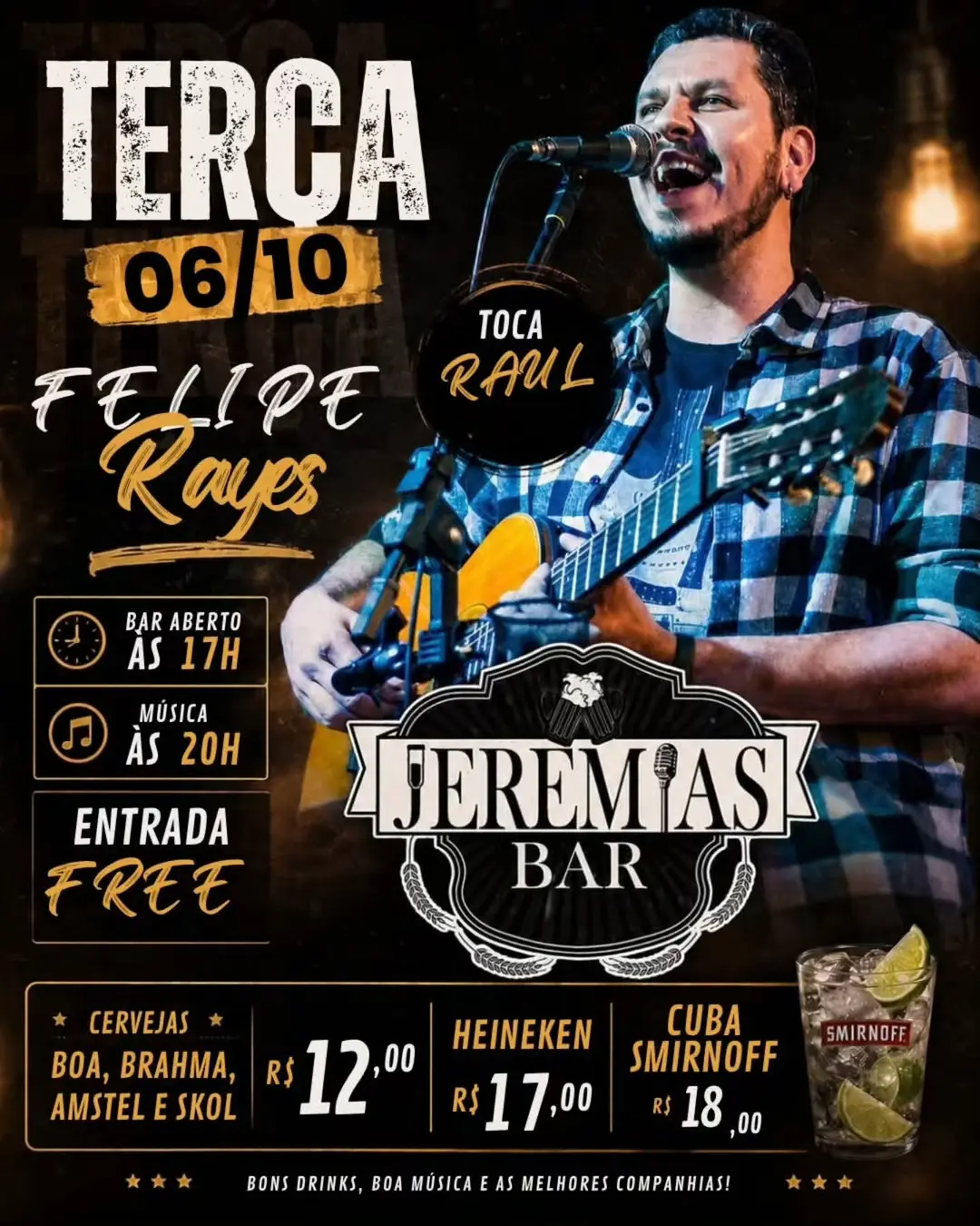 Flyer de Felipe Rayes