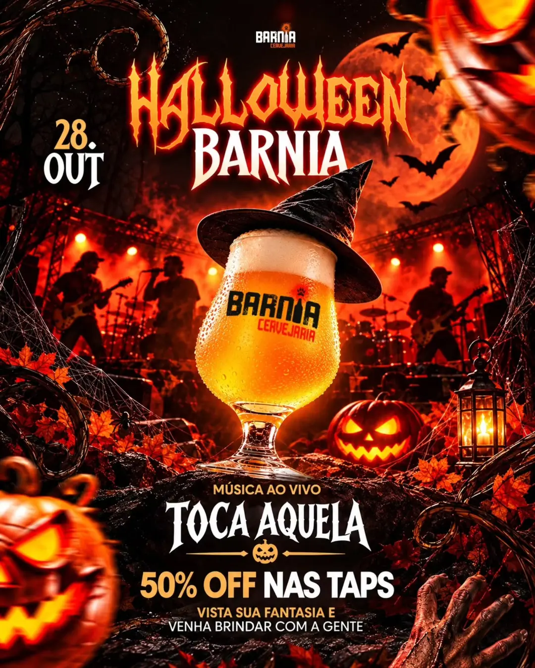 Flyer de Toca Aquela