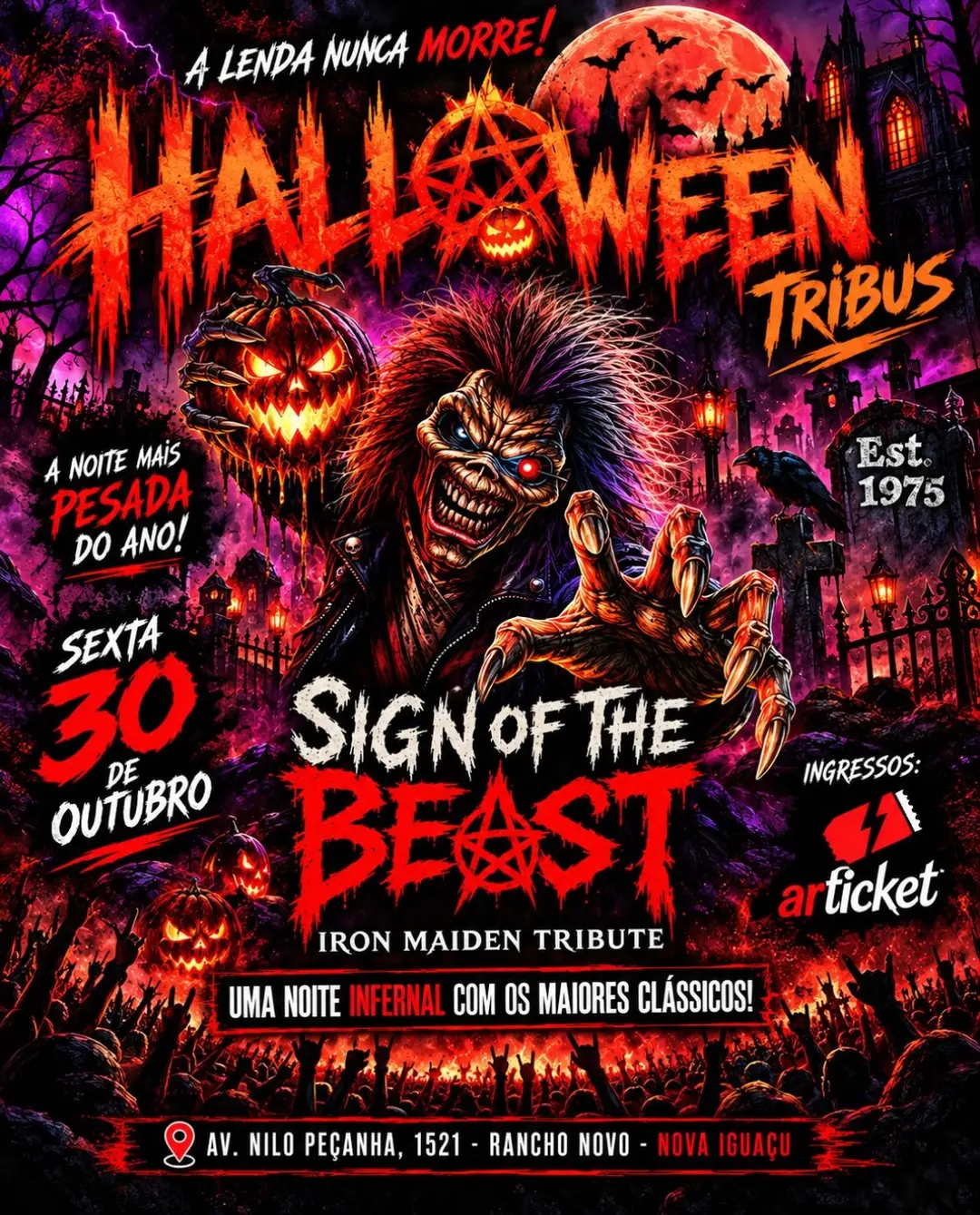 Flyer de Sign of The Beast