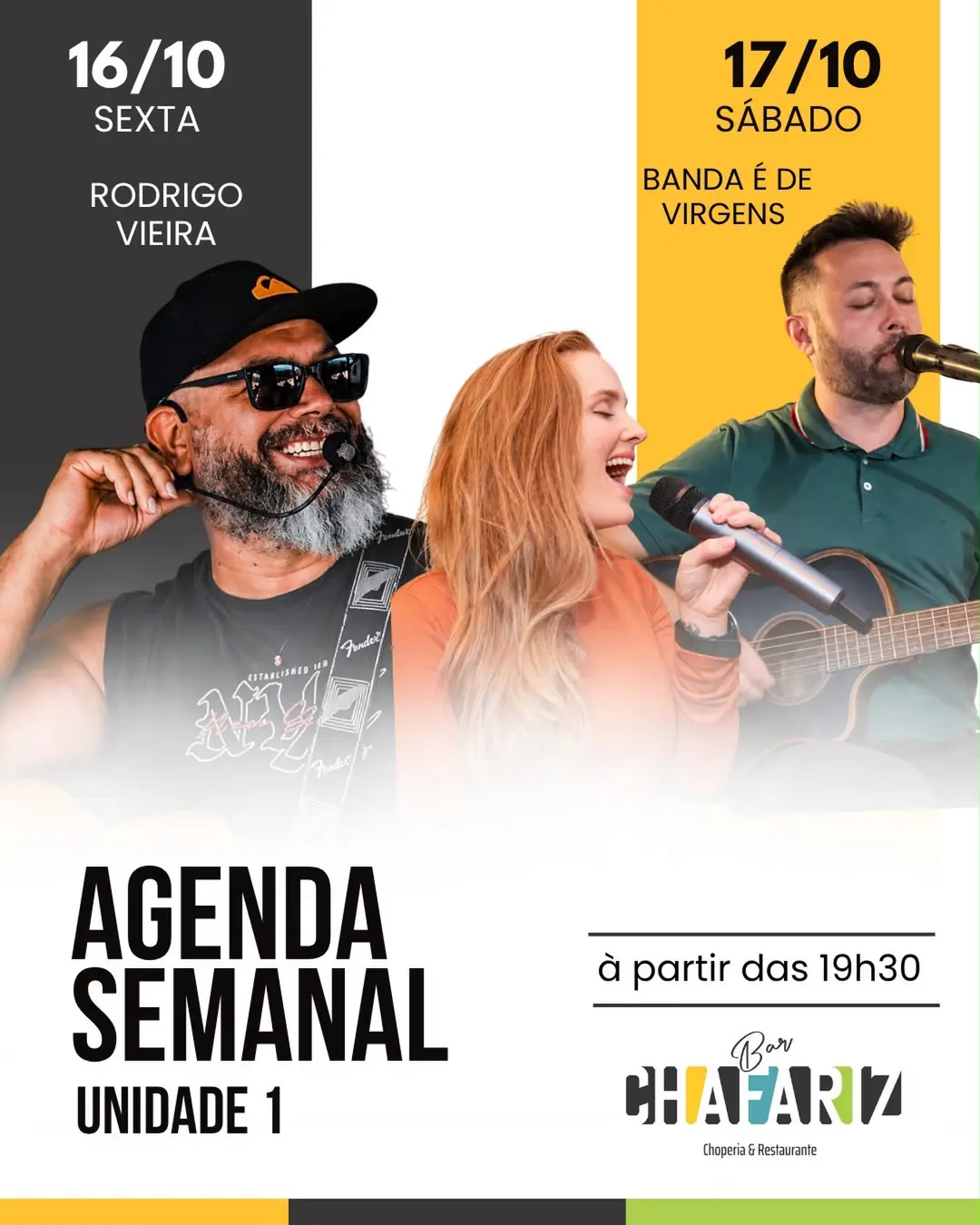 Flyer de Banda É de Virgens