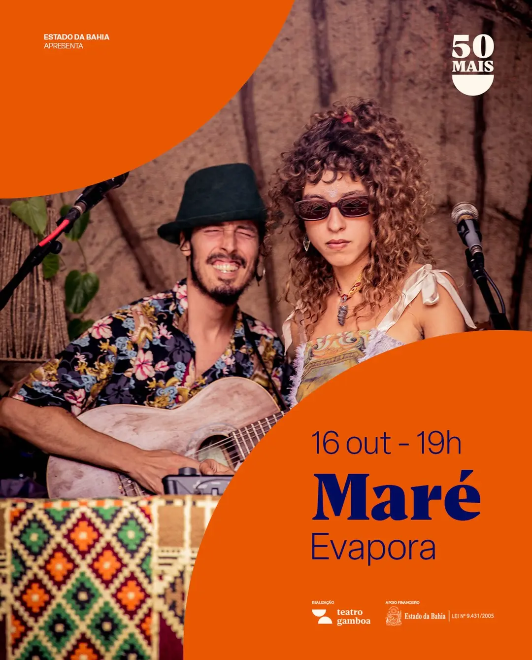Flyer de Raquel Roriz e Pablo Molina