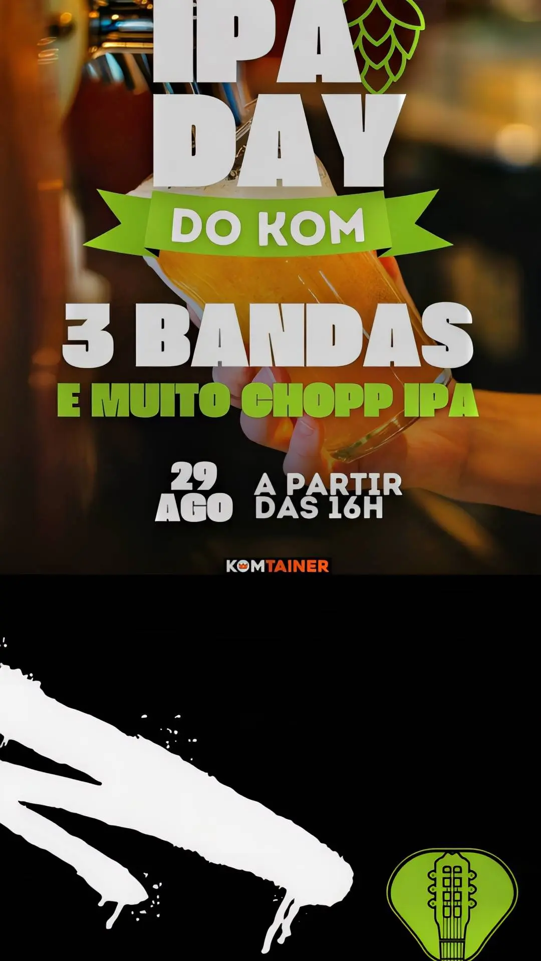 Flyer de Versão 1.0 Rock, Banda Via Pública e mais 1 artista