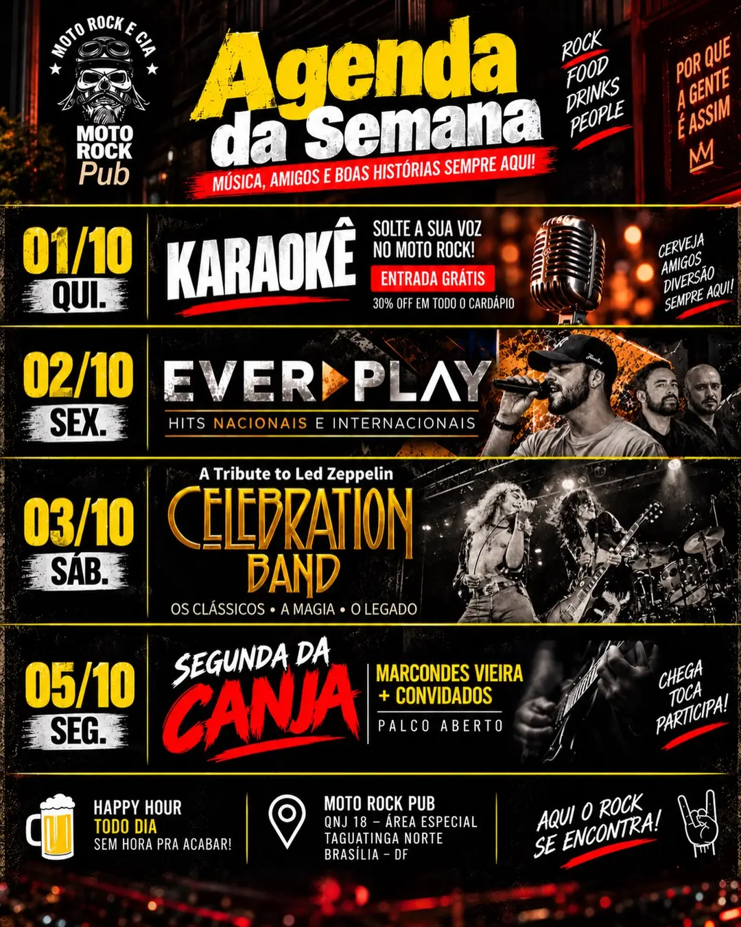 Flyer de Segunda da Canja, DJ Ricardo Braga e mais 1 artista