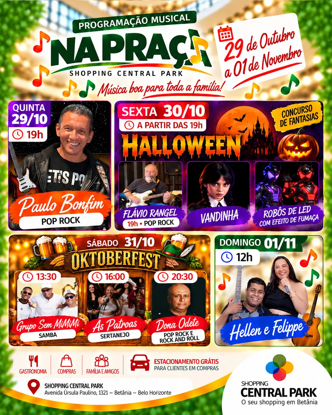 Flyer de Paulo Bonfim