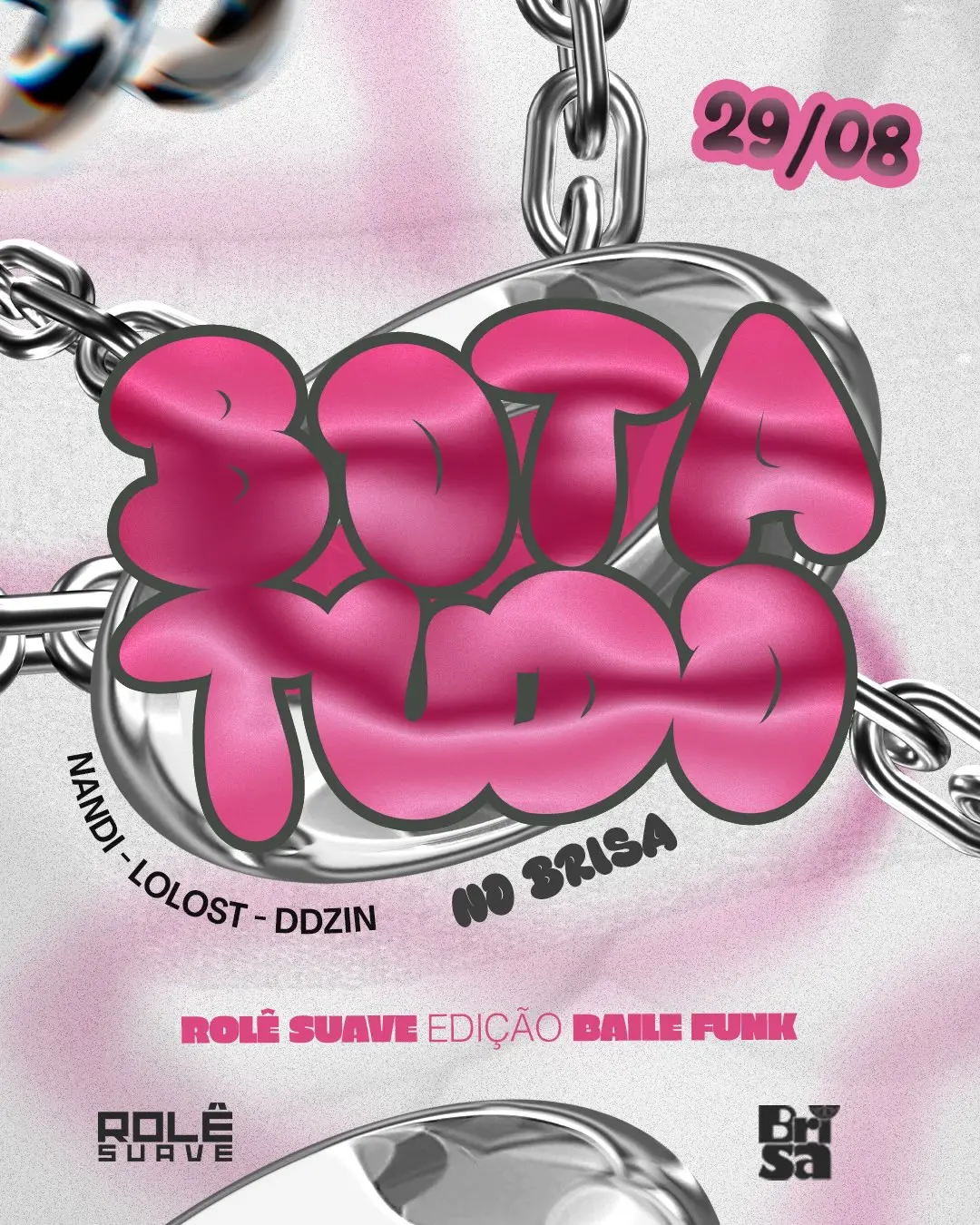 Flyer de DJ Nandi, DDZin e Lolost