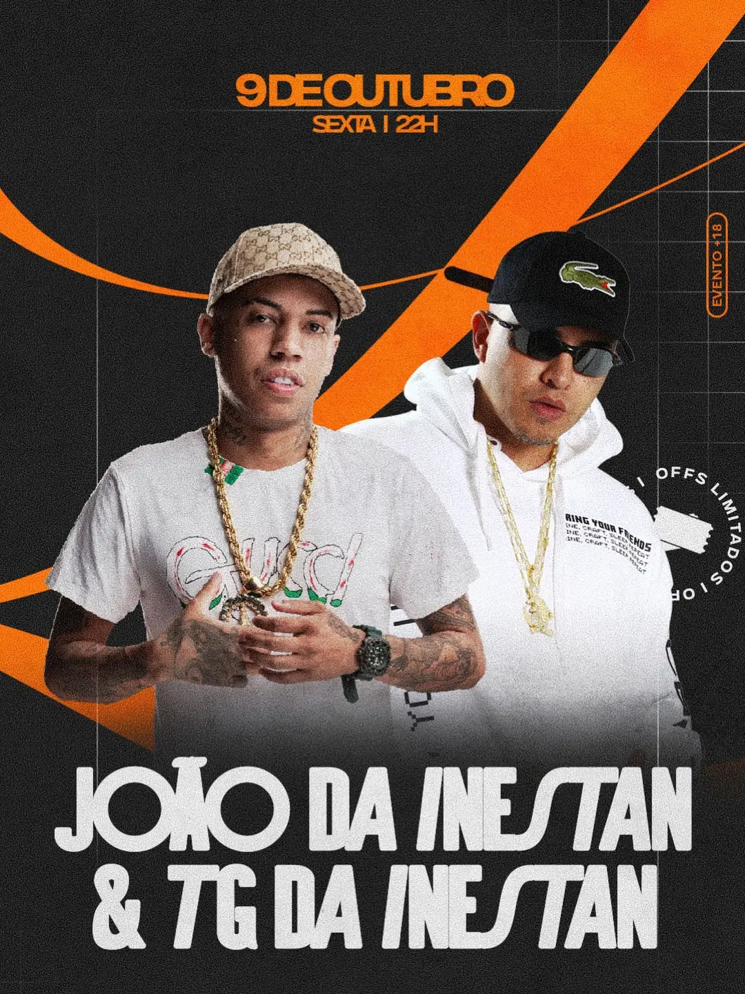 Flyer de João da Inestan e TG da Inestan