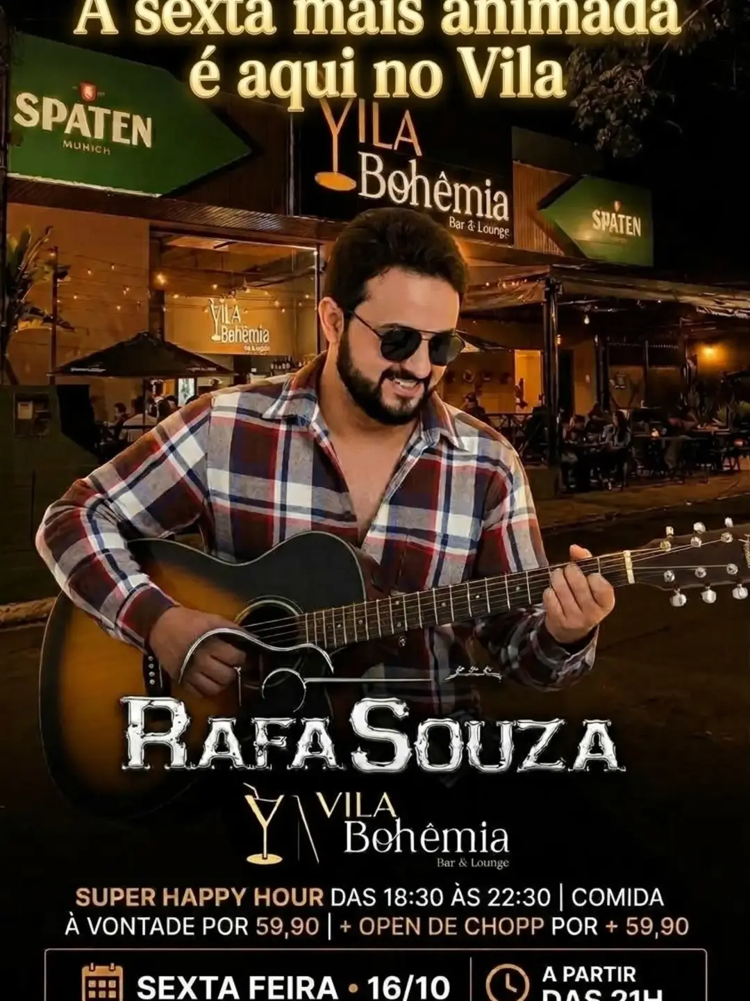 Flyer de Rafa Souza