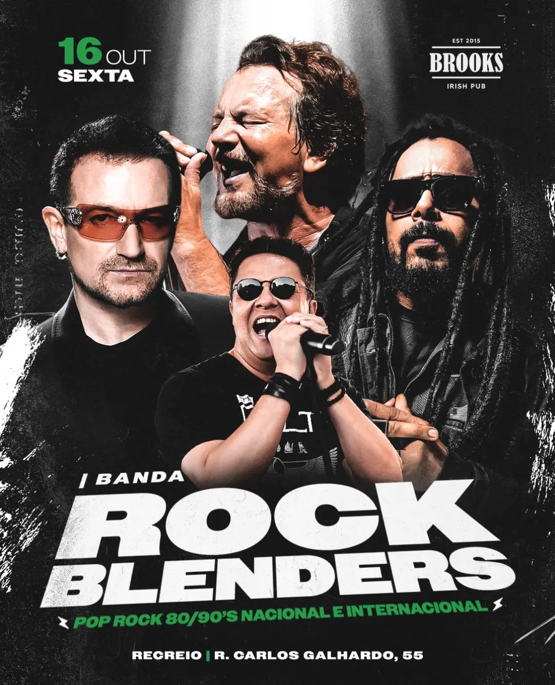 Flyer de Banda Rock Blenders