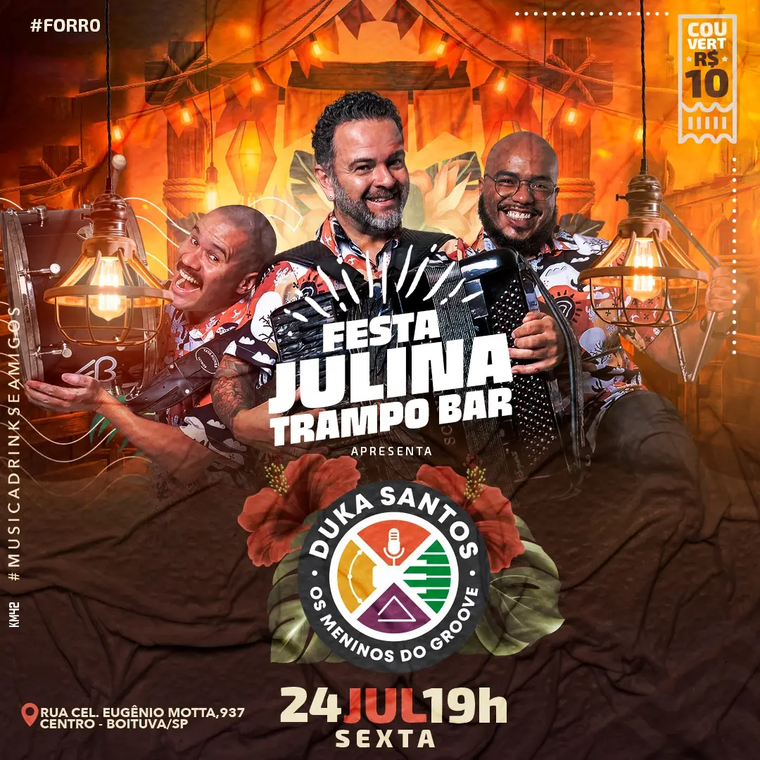 Flyer de Duka Santos