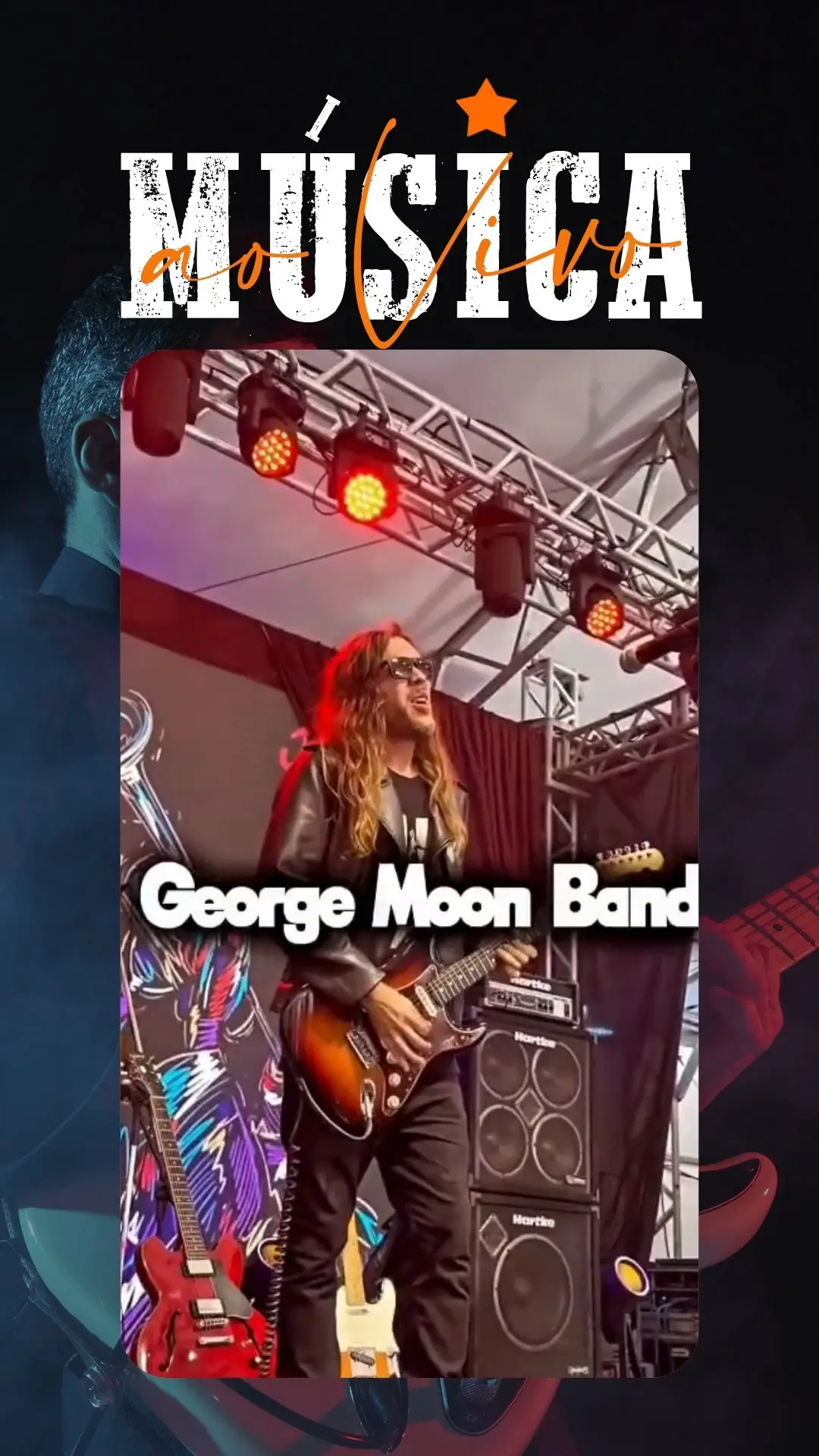 Flyer de George Moom Band