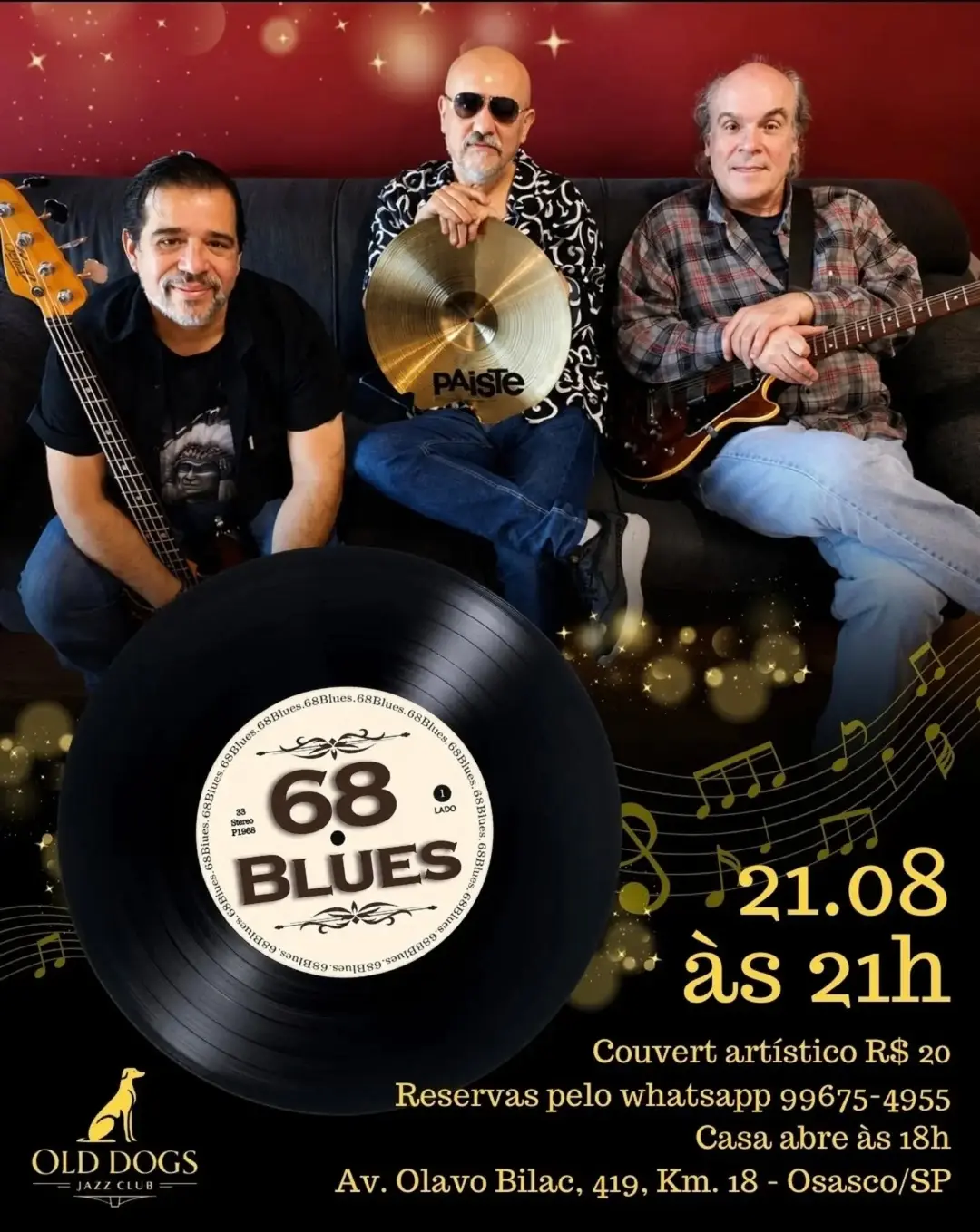 Flyer de 68 Blues