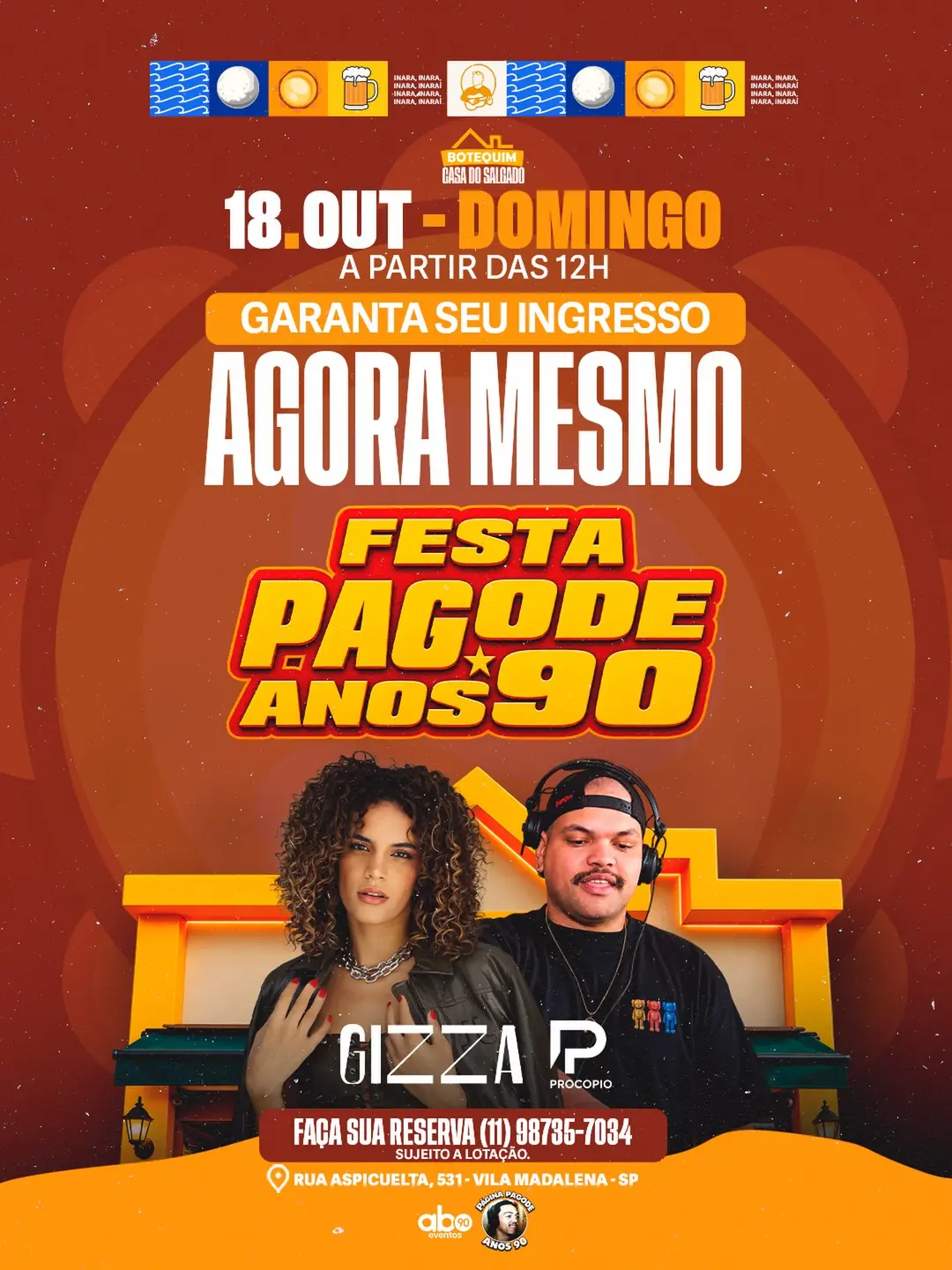 Flyer de Gizza