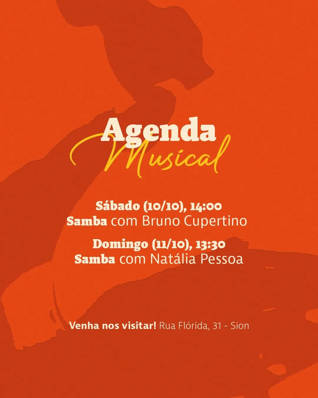 Flyer de Natália Pessoa