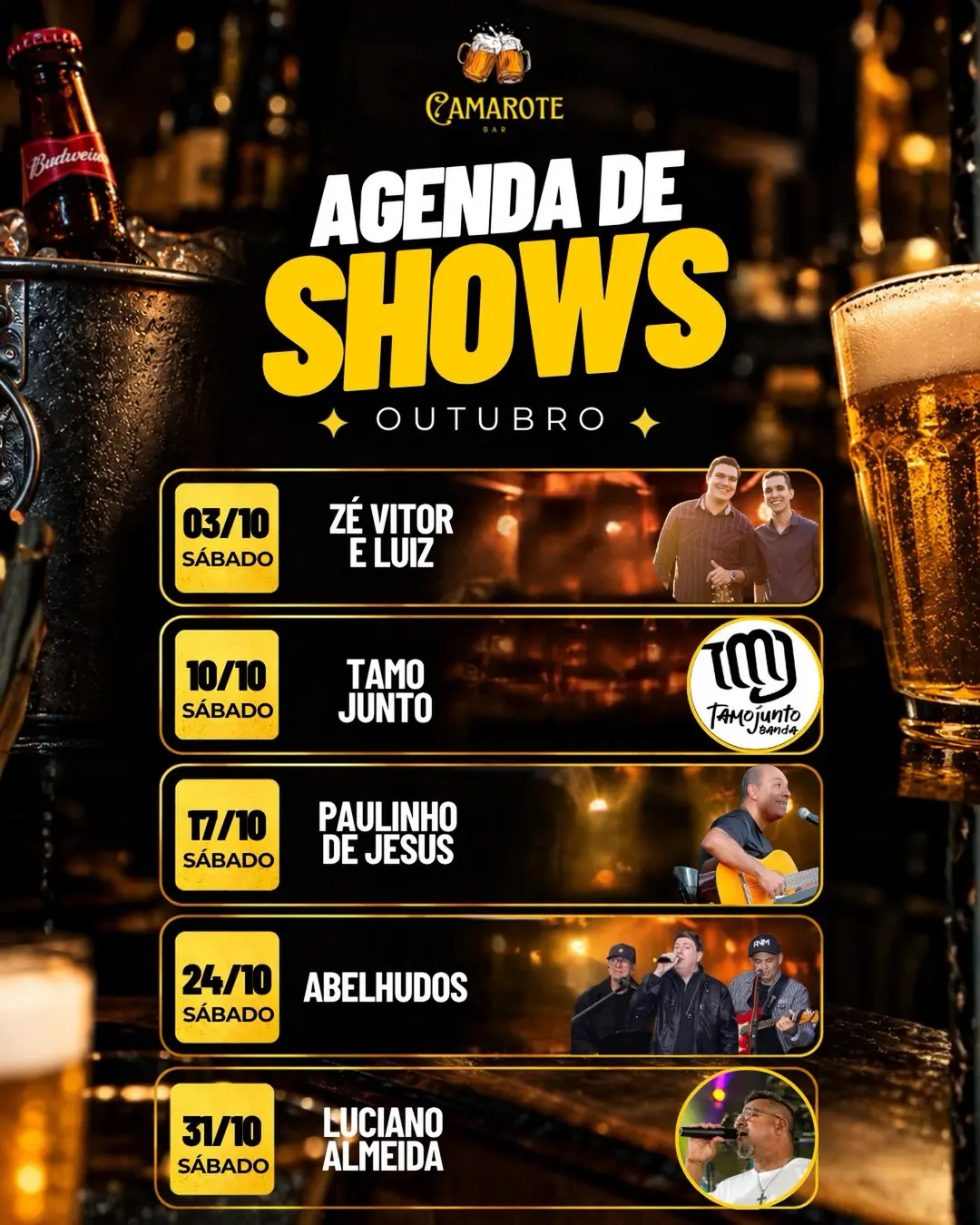 Flyer de Luciano Almeida