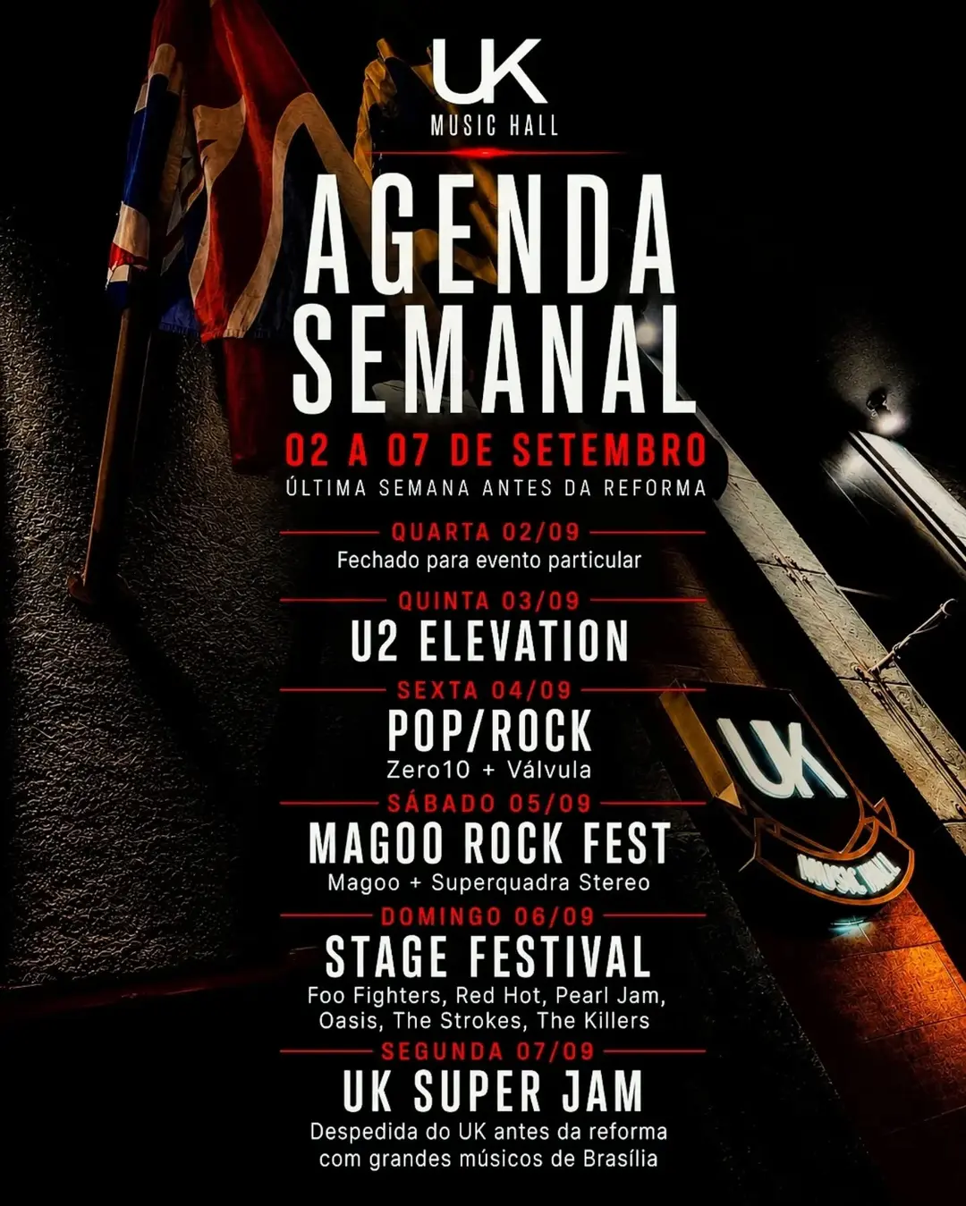 Flyer de UK Super Jam