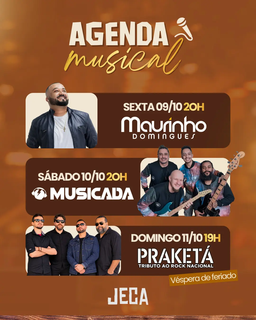 Flyer de Musicada