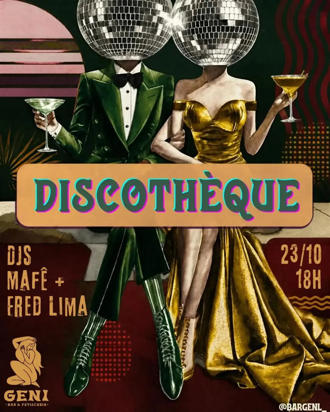 Flyer de Fred Lima e Mafê