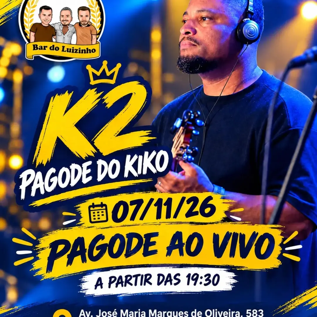 Flyer de K2 Pagode do Kiko