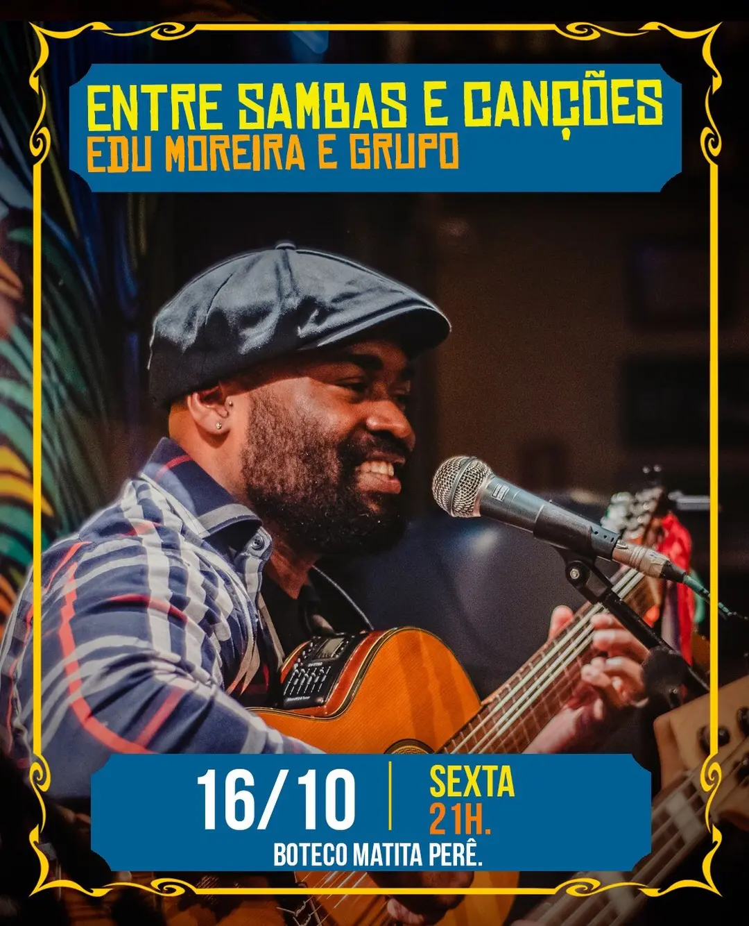 Flyer de Edu Moreira