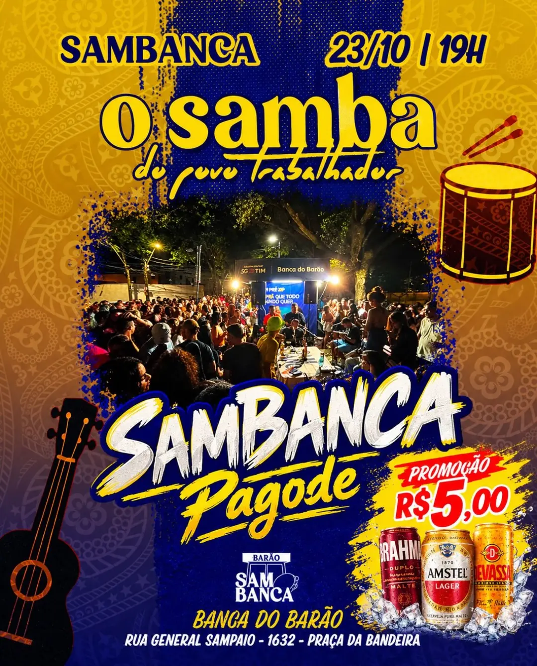Flyer de Grupo Sambanca