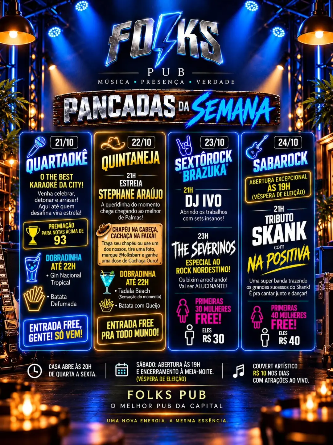 Flyer de The Severinos