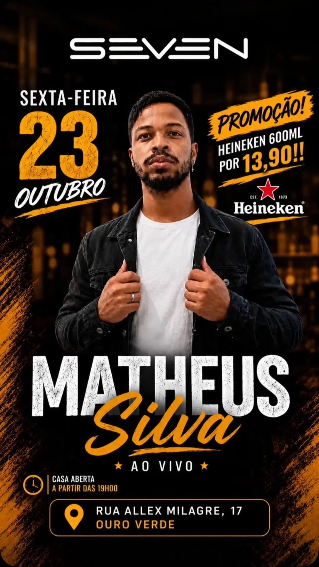 Flyer de Matheus Silva