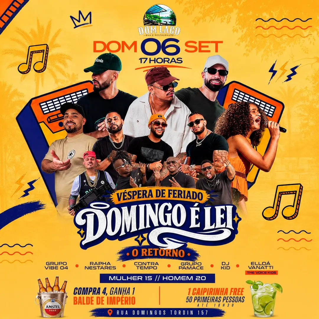 Flyer de Vibe04, Grupo Pamacê, DJ Kid e mais 3 artistas