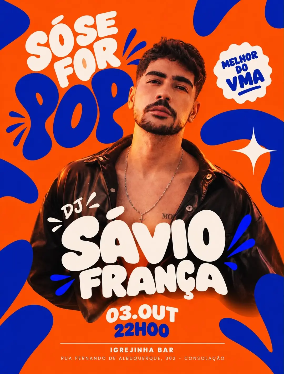 Flyer de dj saviofrancca