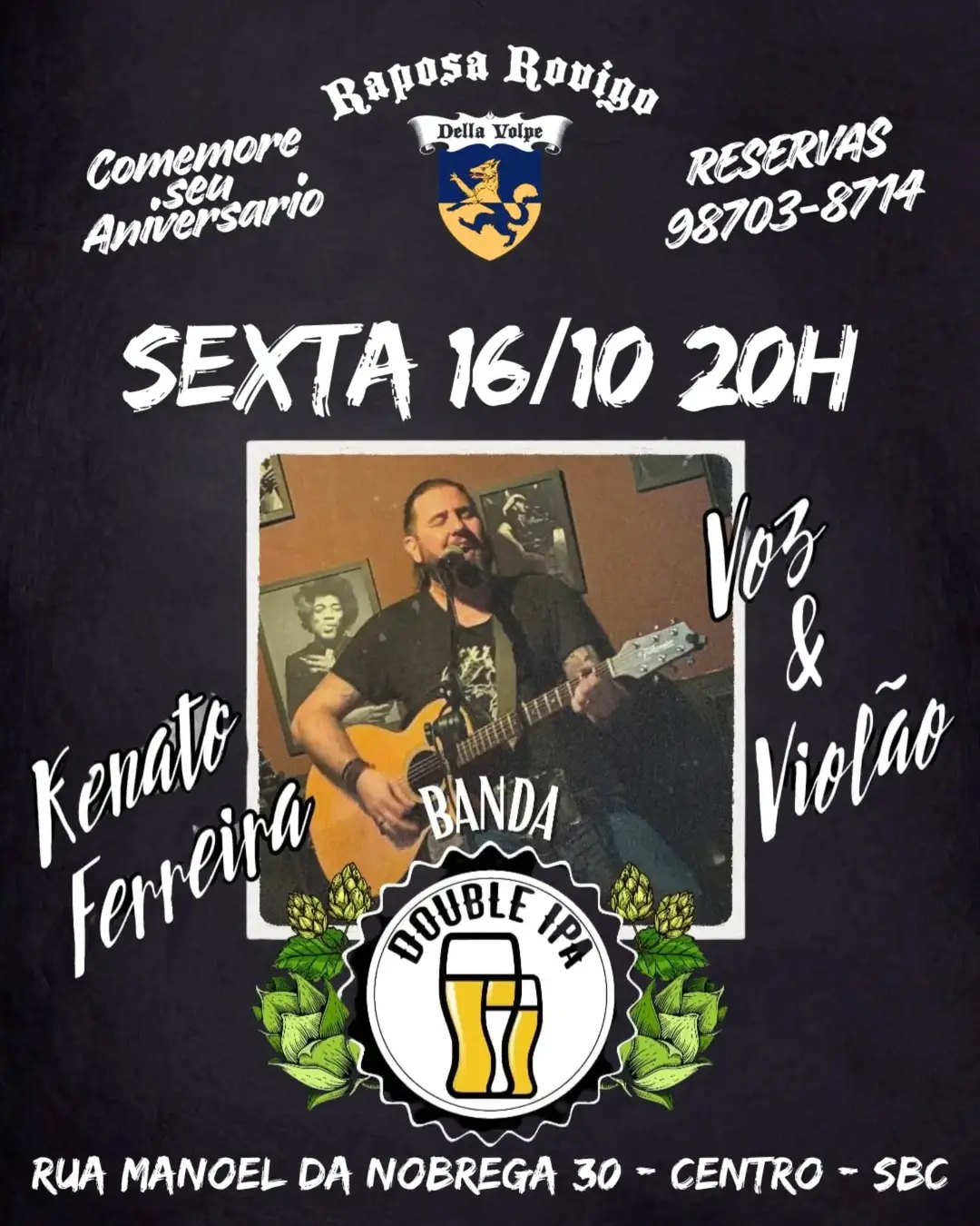 Flyer de Double IPA Rock