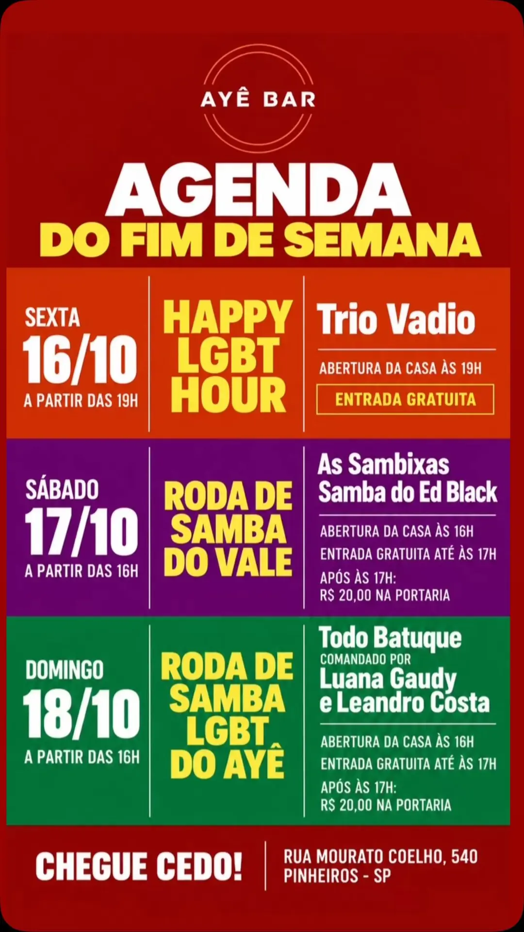 Flyer de Todo Batuque e DJ Gau Alves