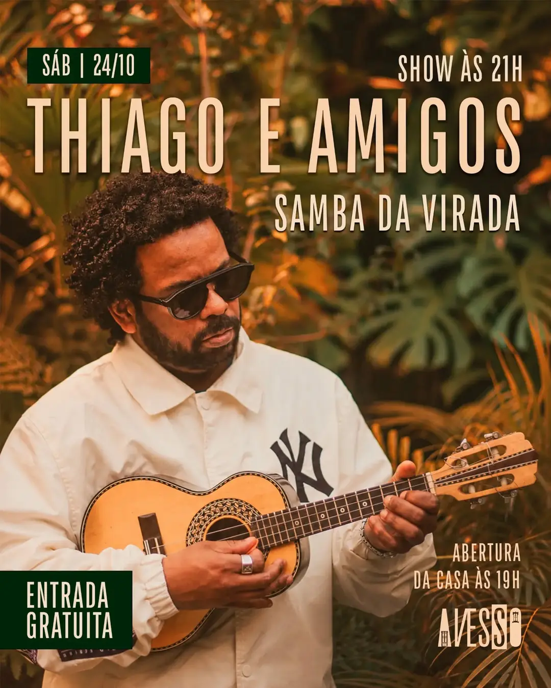 Flyer de Thiago Ribeiro