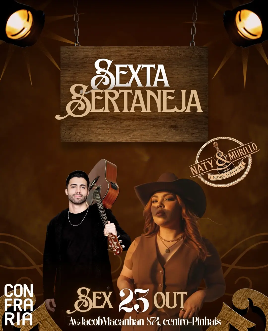 Flyer de Naty & Murillo