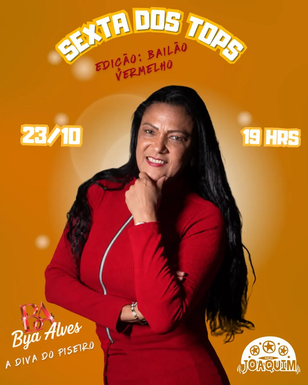 Flyer de Diva do Piseiro BYA Alves