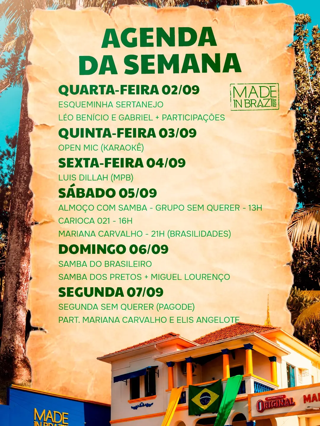 Flyer de Luis Dillah